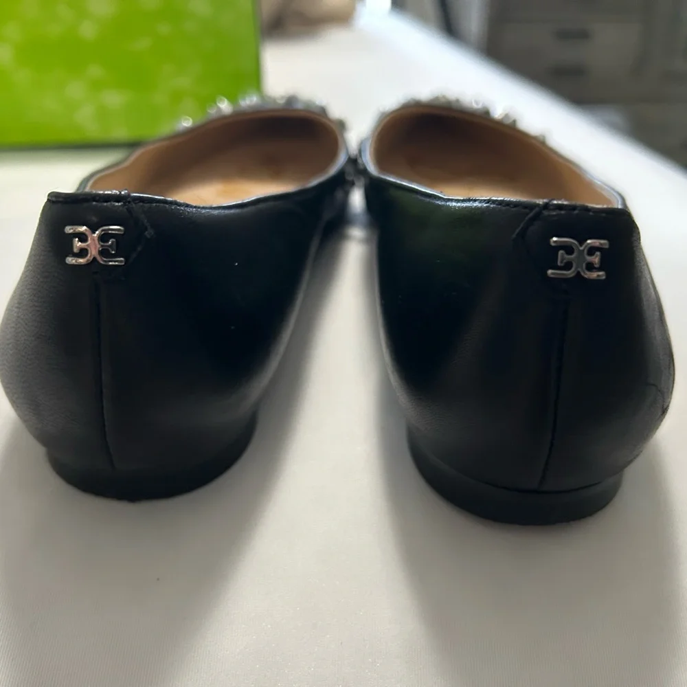 Sam Edelman Black Studded Flats - Picture 6 of 7